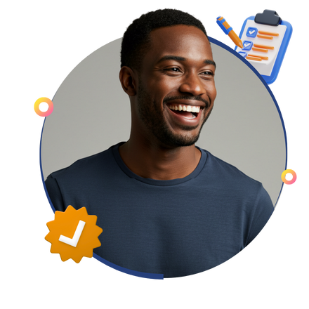 Contrate em apenas 4 passos