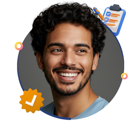 Contrate em apenas 4 passos