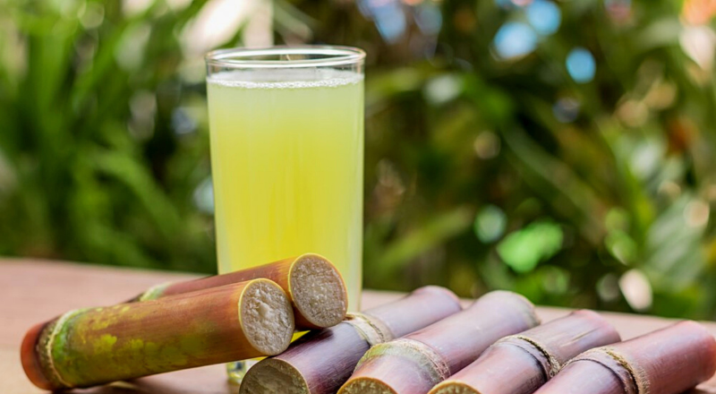 Caldo de cana, uma delícia saudável