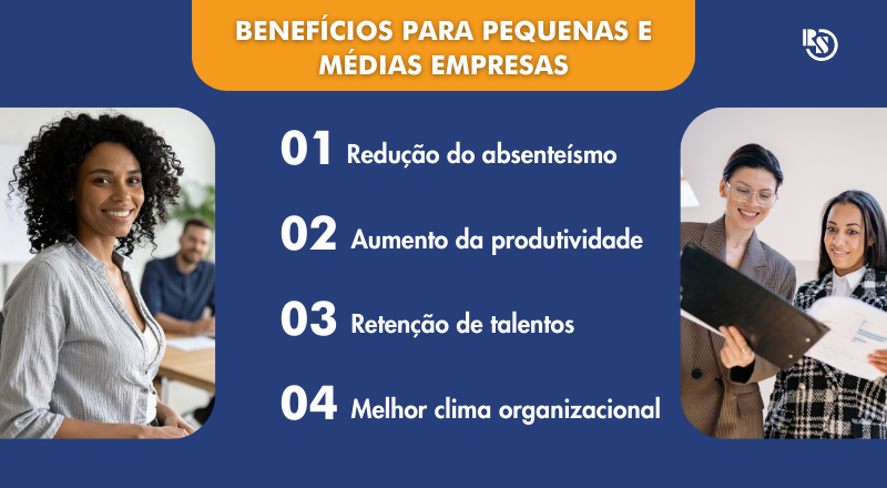 Benefícios para pequenas e médias empresas