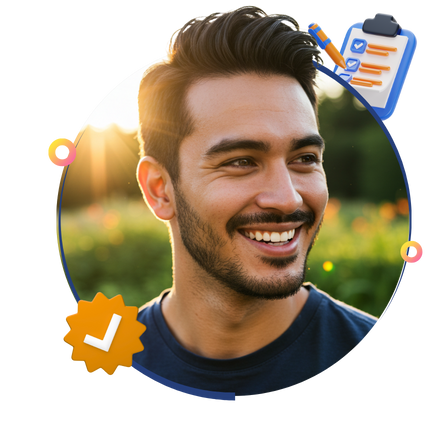 Contrate em apenas 4 passos